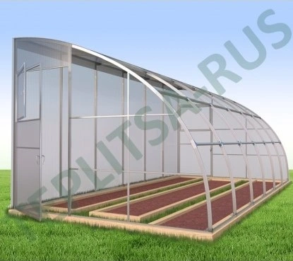 Теплица Пристенная Люкс 2.5м Теплица Пристенная Люкс 2.5м